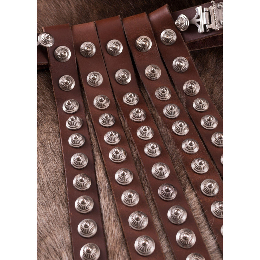 Cinctorium ou Balteus Romano oficial em couro  - 5