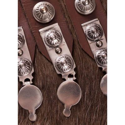 Cinctorium ou Balteus Romano oficial em couro  - 8