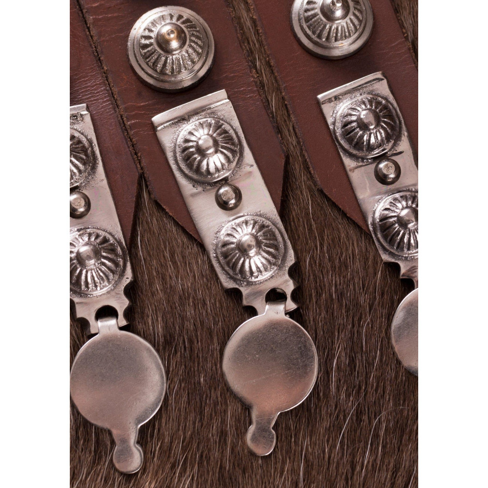 Cinctorium ou Balteus Romano oficial em couro  - 8