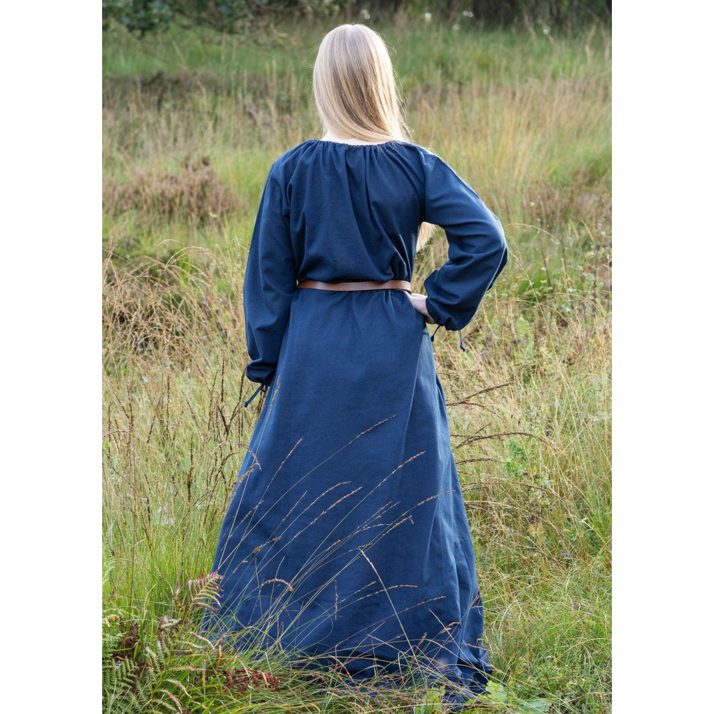 Vestido de mulher Medieval Ana, azul  - 14