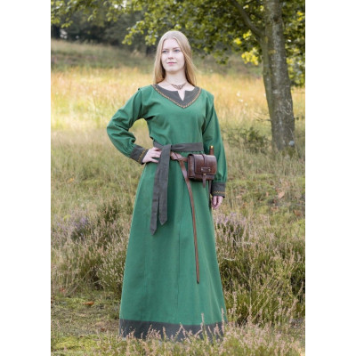 Robe tablier Viking / Overdress Tinna, vin rouge Commencement