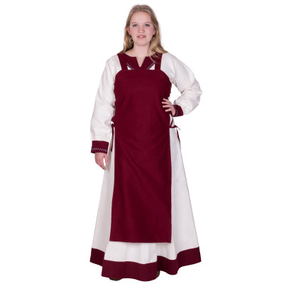 Vestido de delantal vikingo / sobrevestido Tinna, mostaza Inicio