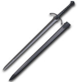 Fantastic black sword with sheath  - 3