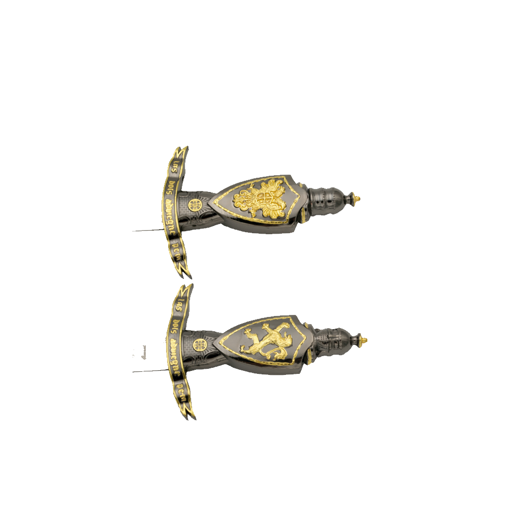 Adaga Medieval decorada com bainha  - 4