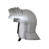 Medieval celada with visor, year 1490, functional  - 4