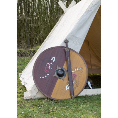 Viking shield wood  - 6