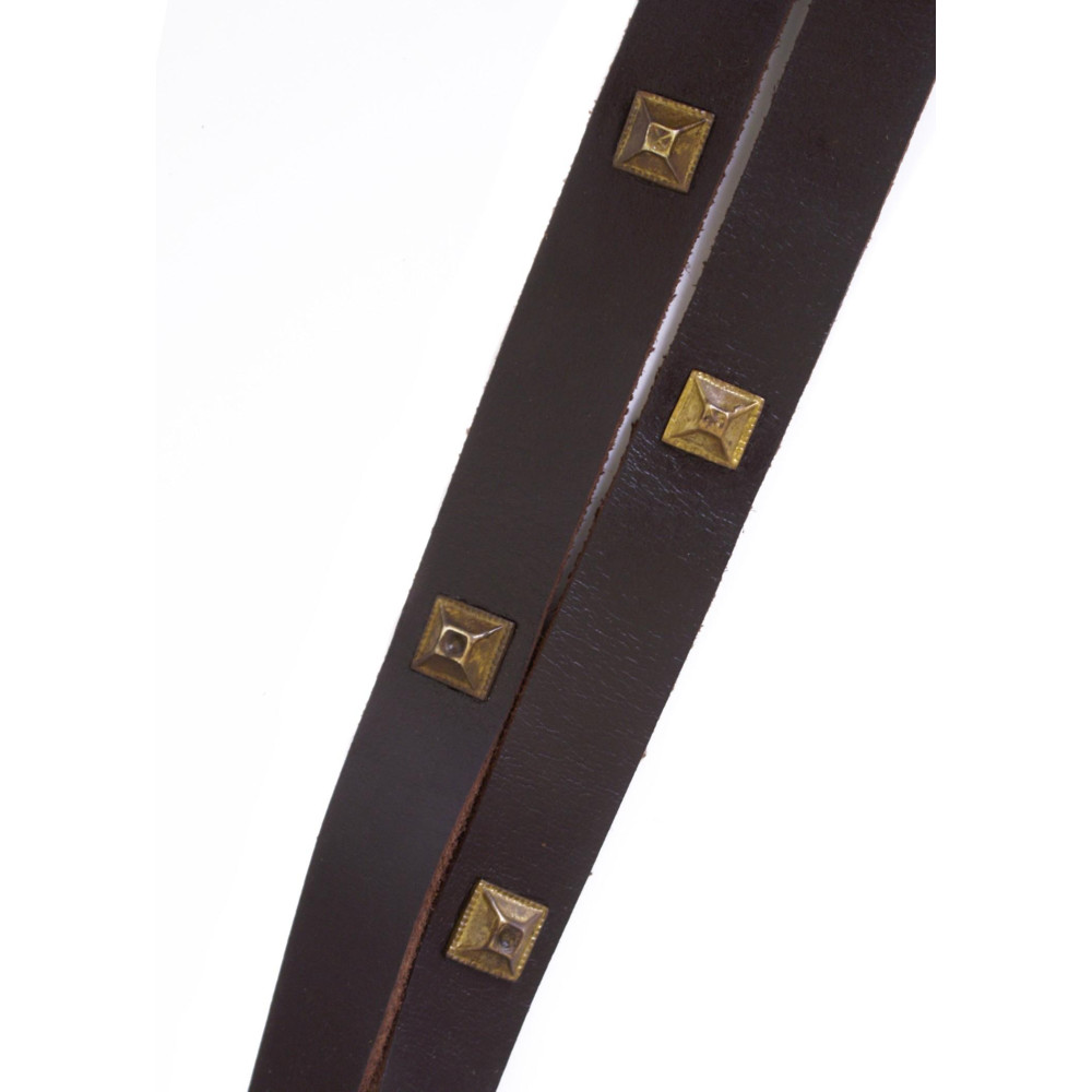 Medieval Templar leather belt  - 7
