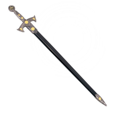 Templar sword with sheath  - 4