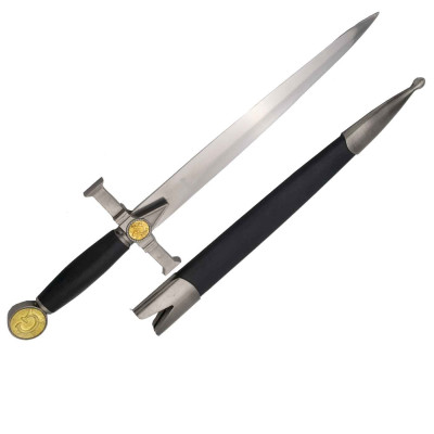 Freemasonty dagger with sheath  - 3