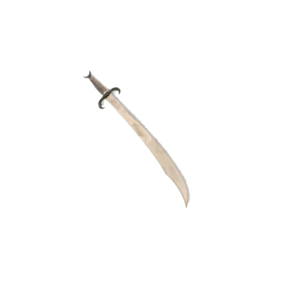 Espada cadete cimitarra árabe rústico Inicio