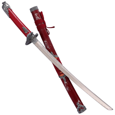 Wakizashi rouge serpent  - 2