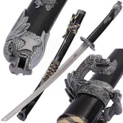 Wakizashi noir serpent  - 3