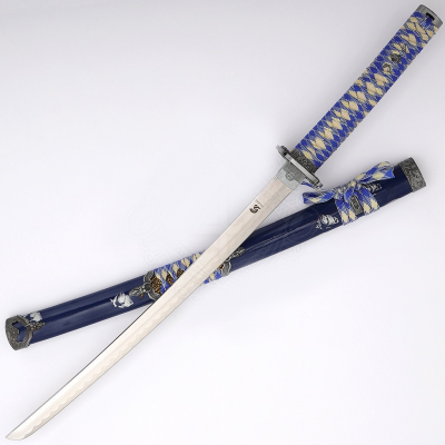 Argent et bleu Wakizashi  - 2
