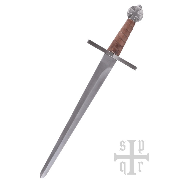 Medieval Templar Dagger with Sheath, Blind Blade  - 1