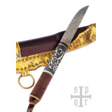 Birka Long Seax, Couteau de saxophone Viking avec lame en acier de ...