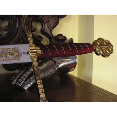 SPADA DEI RE CATTOLICI - DECORAZIONI DI DAMASQUINADO, RIPRODUZIONE DI ALTA QUALITÀ  - 1