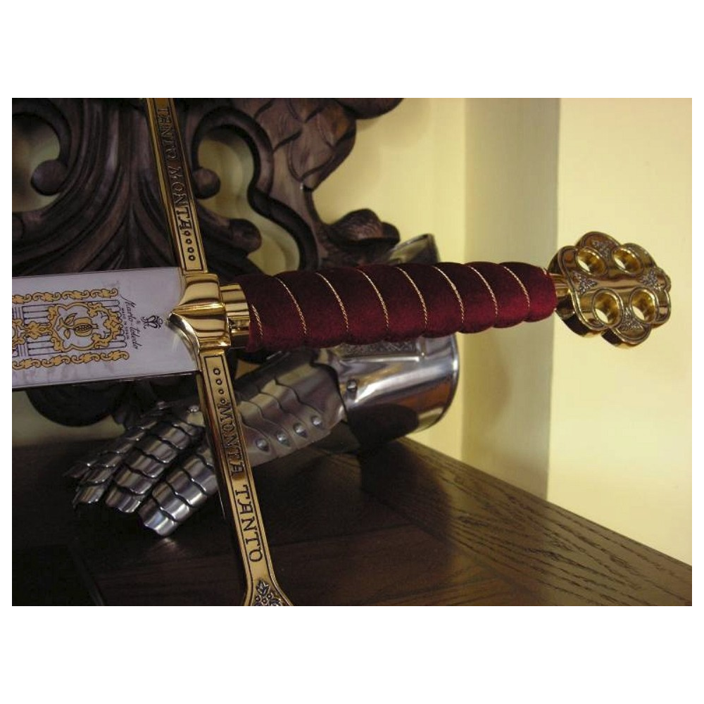 SPADA DEI RE CATTOLICI - DECORAZIONI DI DAMASQUINADO, RIPRODUZIONE DI ALTA QUALITÀ  - 1