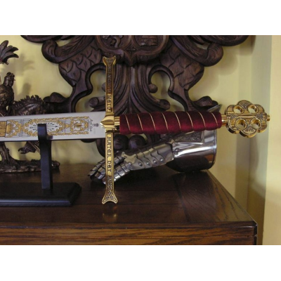 SPADA DEI RE CATTOLICI - DECORAZIONI DI DAMASQUINADO, RIPRODUZIONE DI ALTA QUALITÀ  - 2