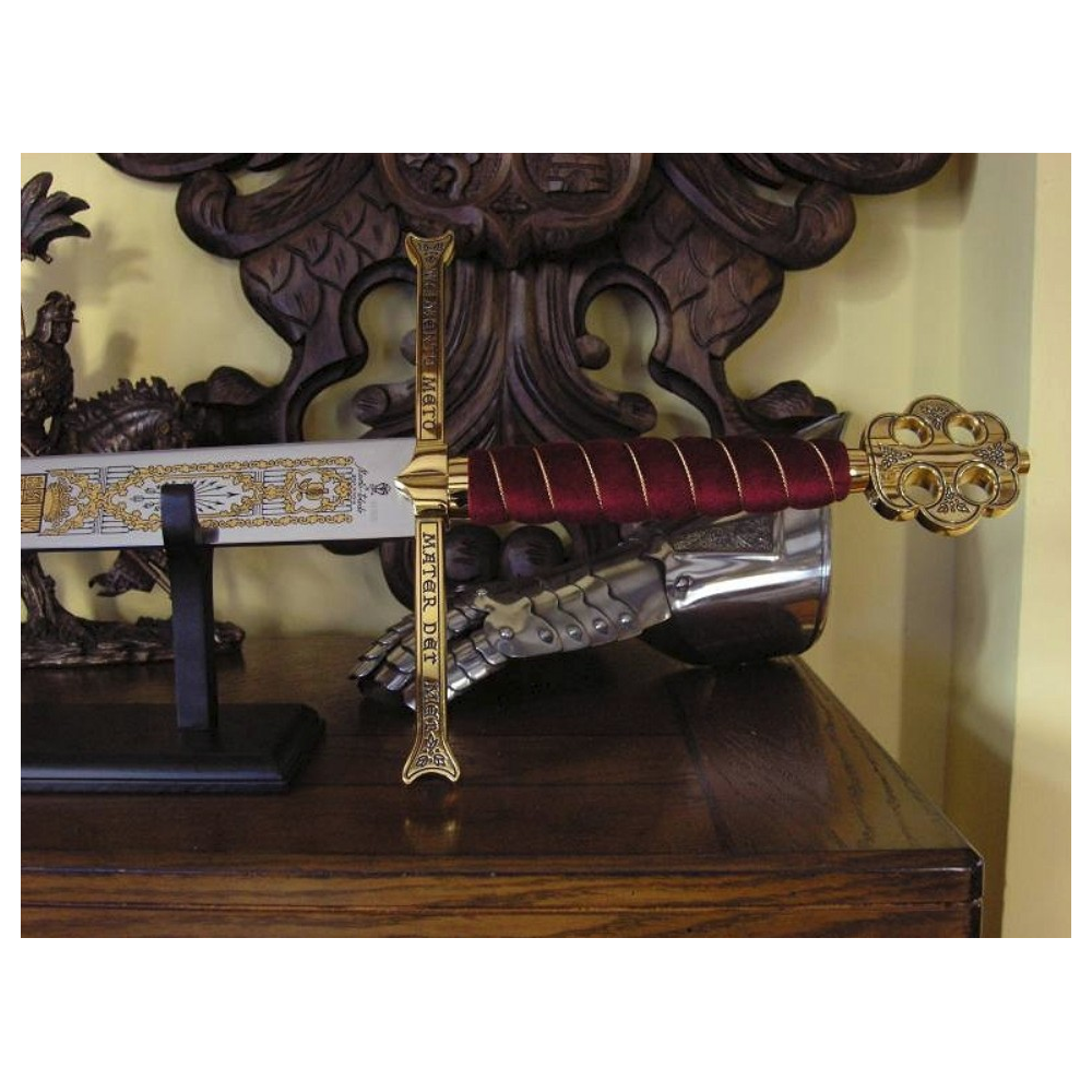 SPADA DEI RE CATTOLICI - DECORAZIONI DI DAMASQUINADO, RIPRODUZIONE DI ALTA QUALITÀ  - 2