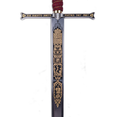 SPADA DEI RE CATTOLICI - DECORAZIONI DI DAMASQUINADO, RIPRODUZIONE DI ALTA QUALITÀ  - 5