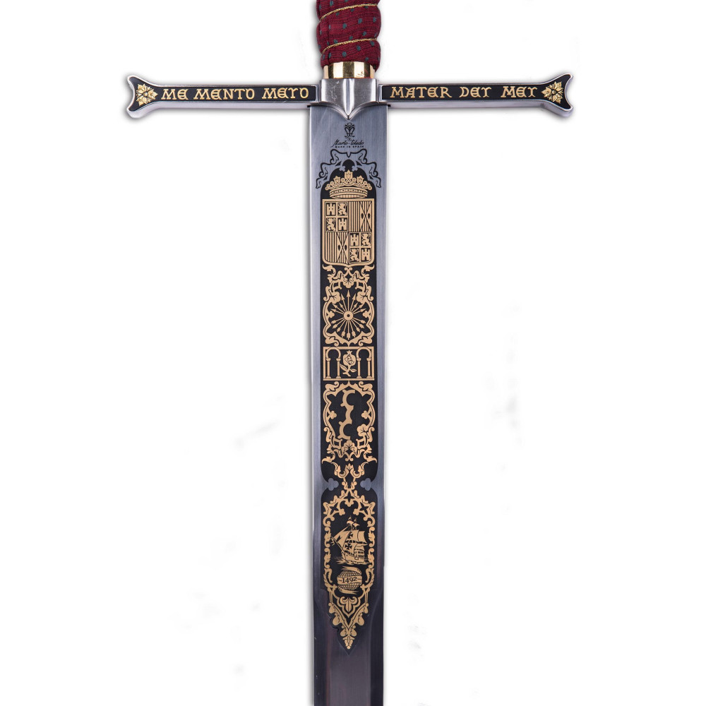 SPADA DEI RE CATTOLICI - DECORAZIONI DI DAMASQUINADO, RIPRODUZIONE DI ALTA QUALITÀ  - 5