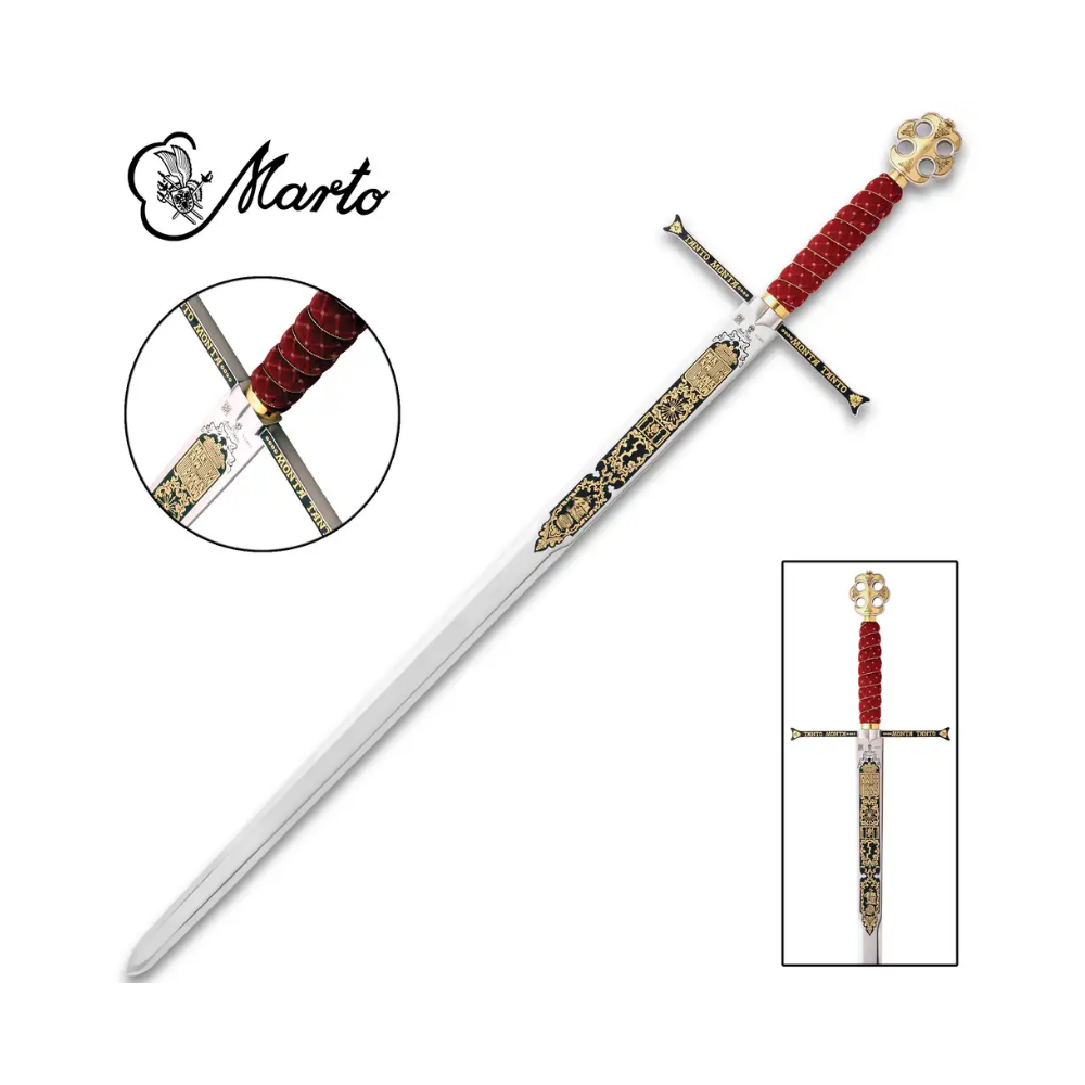 SPADA DEI RE CATTOLICI - DECORAZIONI DI DAMASQUINADO, RIPRODUZIONE DI ALTA QUALITÀ  - 8