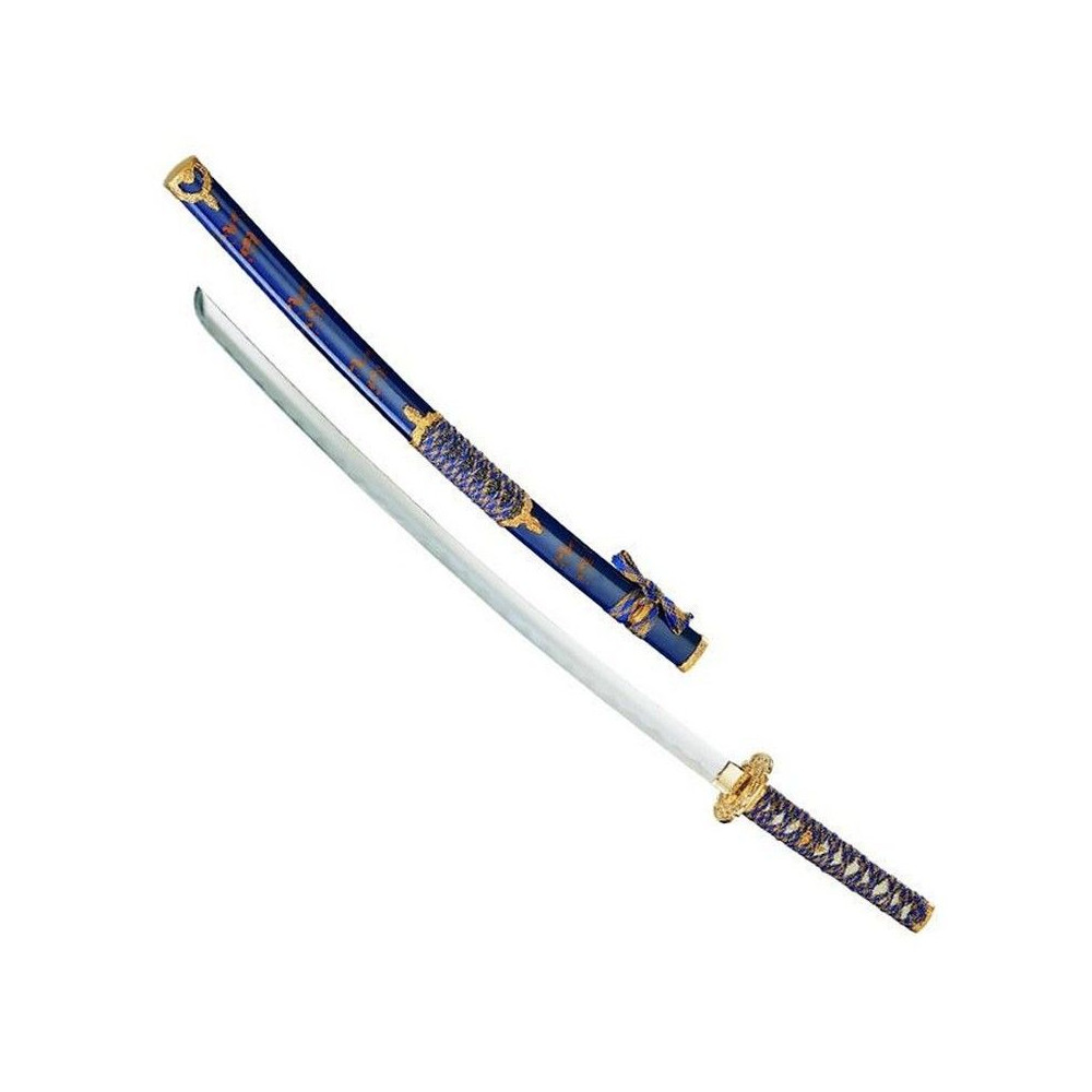 Gold-blue katana  - 2