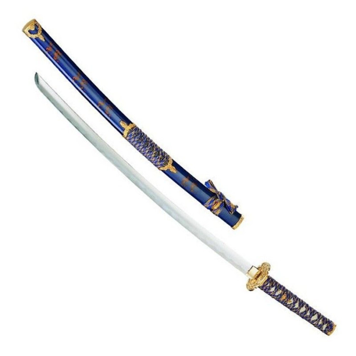 Gold-blue katana  - 2