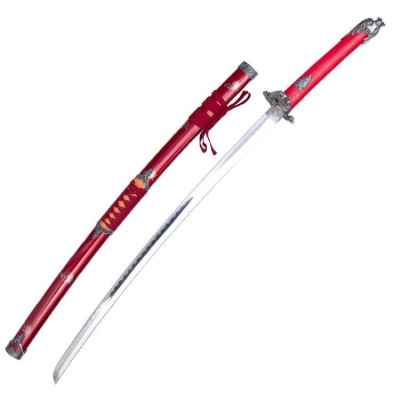 Katana roja serpiente  - 3