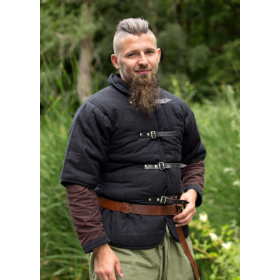 RFB Gambeson, LARP Armor, negro  - 2