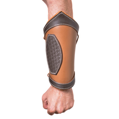 Trotezione da polso in pelle con motivo a celtico  - 1