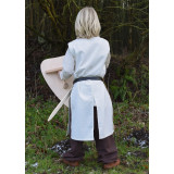 Tunica intrecciata medievale Ailrik per bambini, maniche corte, marrone  - 7