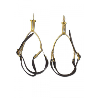 Esporas de Churburg, par, latón  - 1