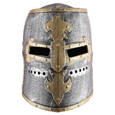 Grand casque de chevalier infantile avec visière articulée en plastique  - 2