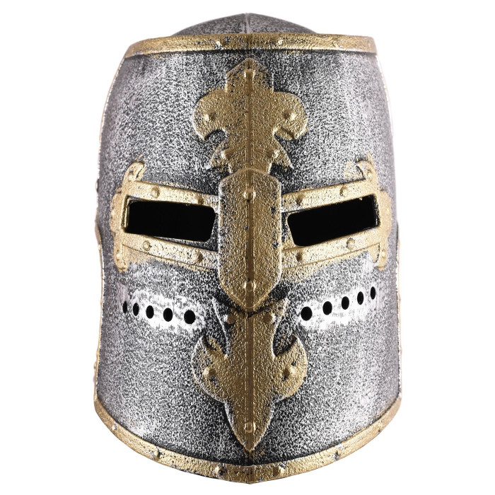 Grand casque de chevalier infantile avec visière articulée en plastique  - 2