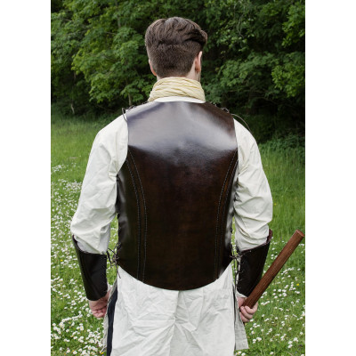 Leather armor for torso with front loop  - 5