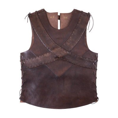 Armadura de cuero para torso con bucle frontal  - 1
