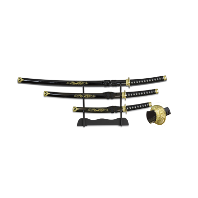 Set composto da Katana, Wakizashi e Tanto supportato  - 1
