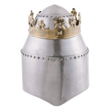 Casque du Grand Roi avec couronne, acier de 1,6 mm  - 3