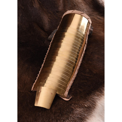 Manica, garde-bras romain, laiton  - 3