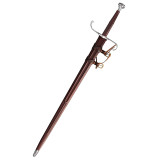 La longue épée allemande fonctionnelle avec gaine  - 2