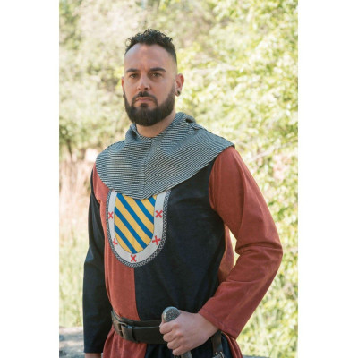 Tabardo Medieval, Bicolor azul - Tenha  - 2