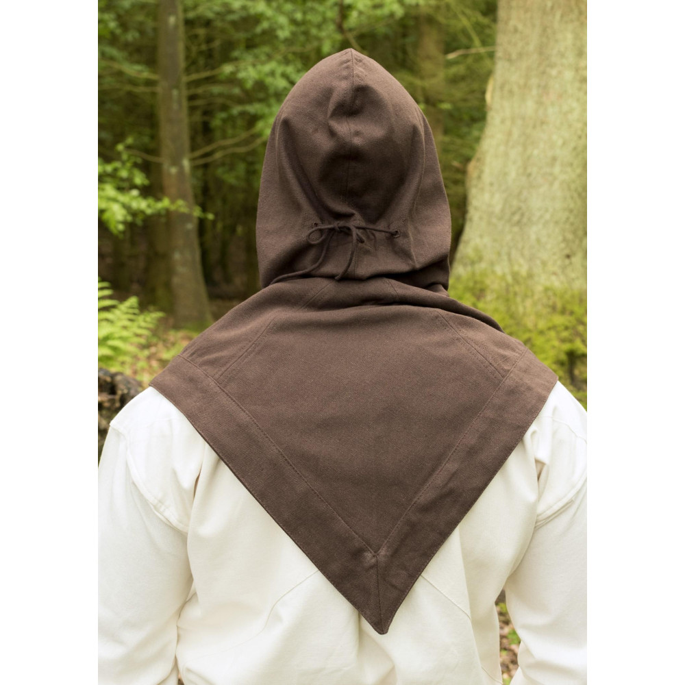 Viking Hood, Skjoldehamn, brown  - 3