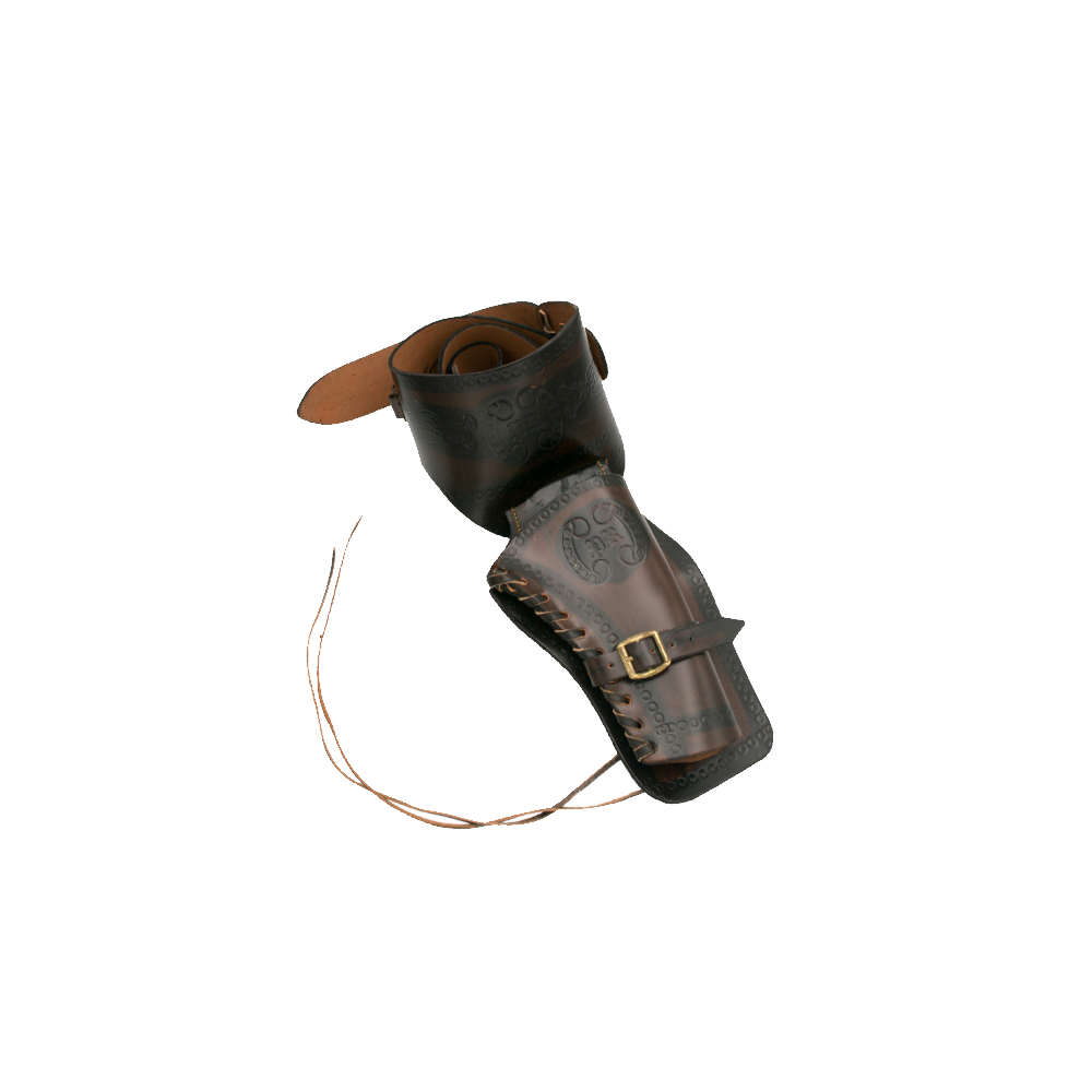 Leather holster for revolver  - 1