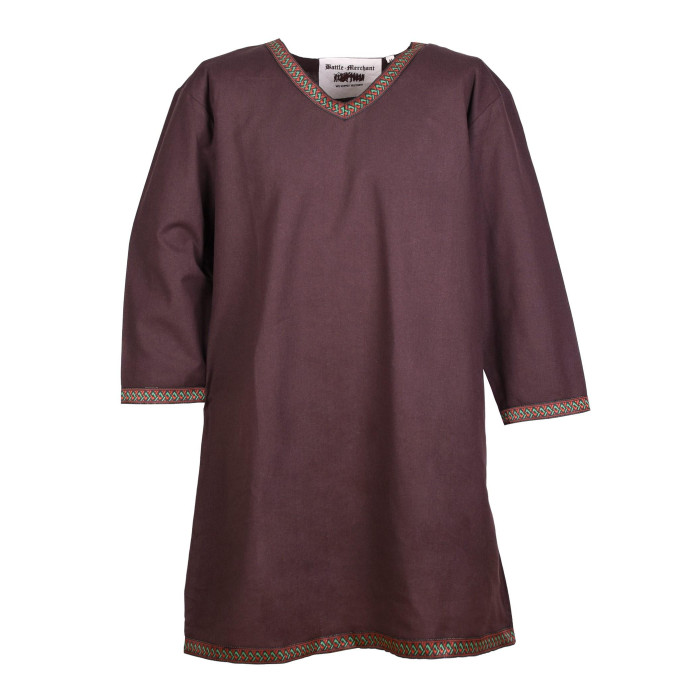 Cotton Viking Tunic, Chestnut  - 2