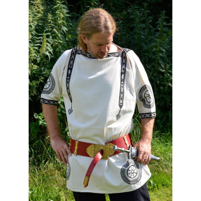 Túnica romana, Tunica Manicata, mangas curtas  - 2