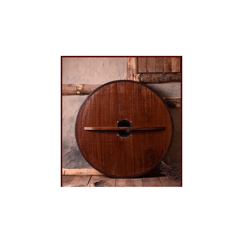 Wooden and steel Viking shell  - 2