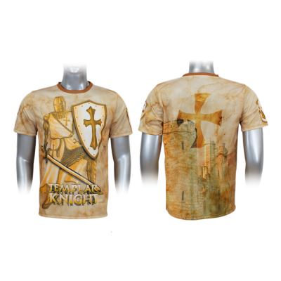 T-Shirt Dourada Templários , modelo7  - 1