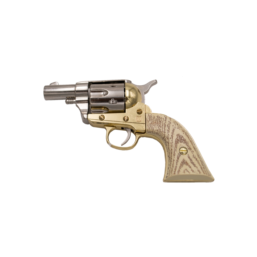 Peacemaker avec câble ivoire Mini Revolver Nickel, avec boîtier  - 2