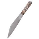 Faca Viking Scramasax, Seax com Cabo de Osso  - 1